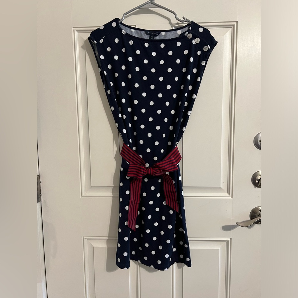 Navy, red, and white nautical dress ⚓️